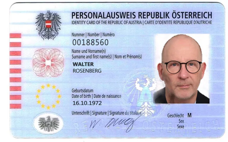 Apply For Real Austrian Identity Card