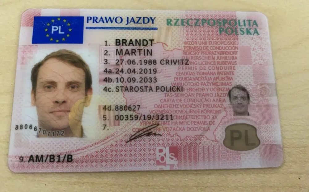Buy Real Polish Driving License